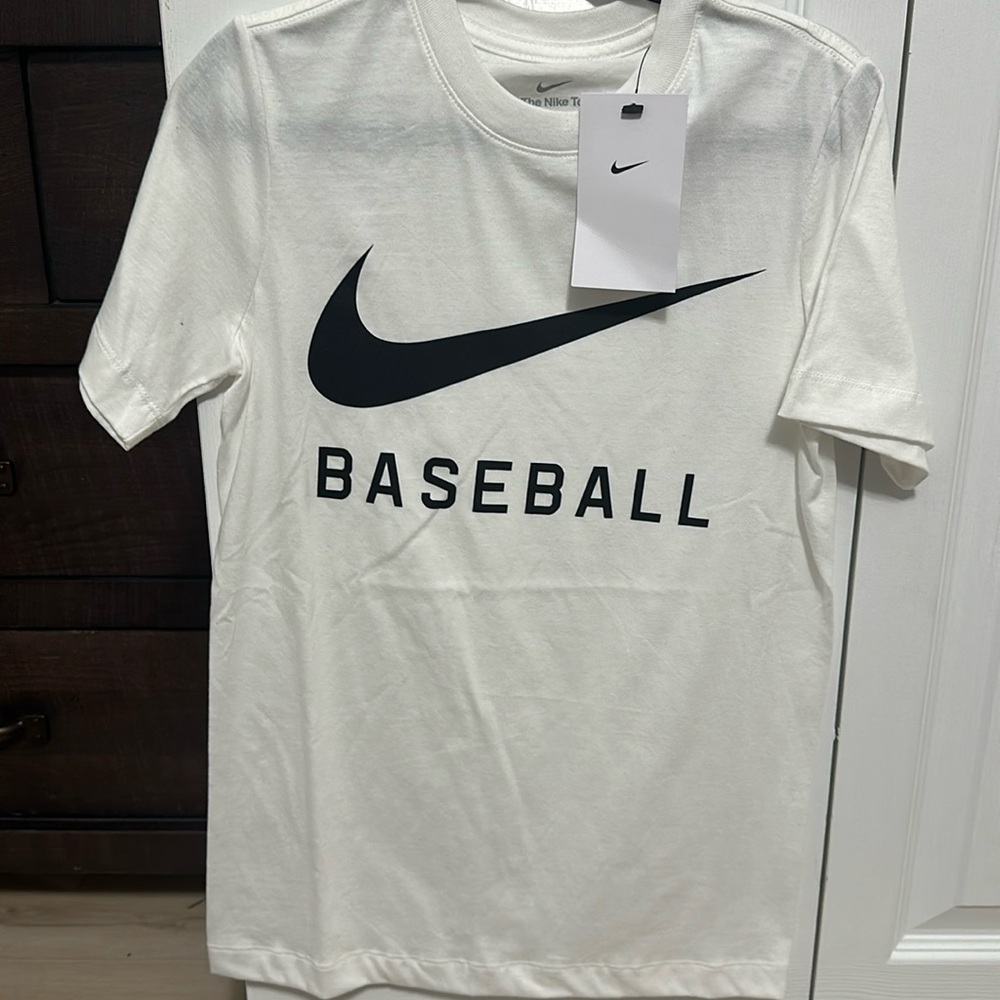Nike cotton baseball tee— Youth S Boys